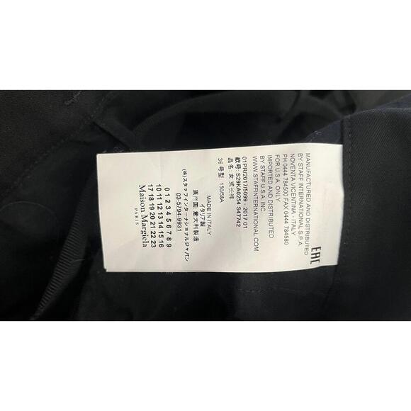 MARGIELA WHITE LABEL WIDE LEG PAPER BAG WAIST PANTS - Picture 11 of 14